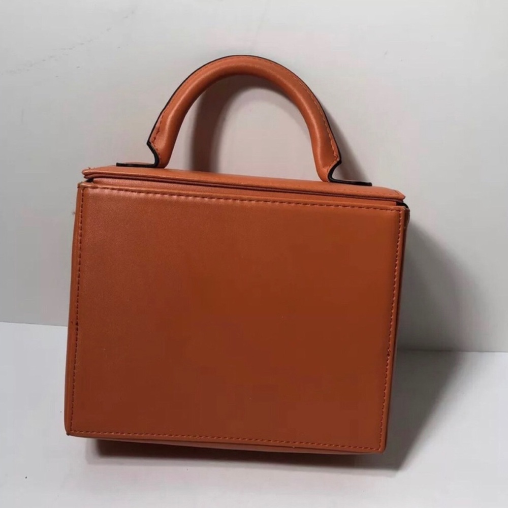 Universal Thread Orange Structured Mini Bag Cross… - image 3